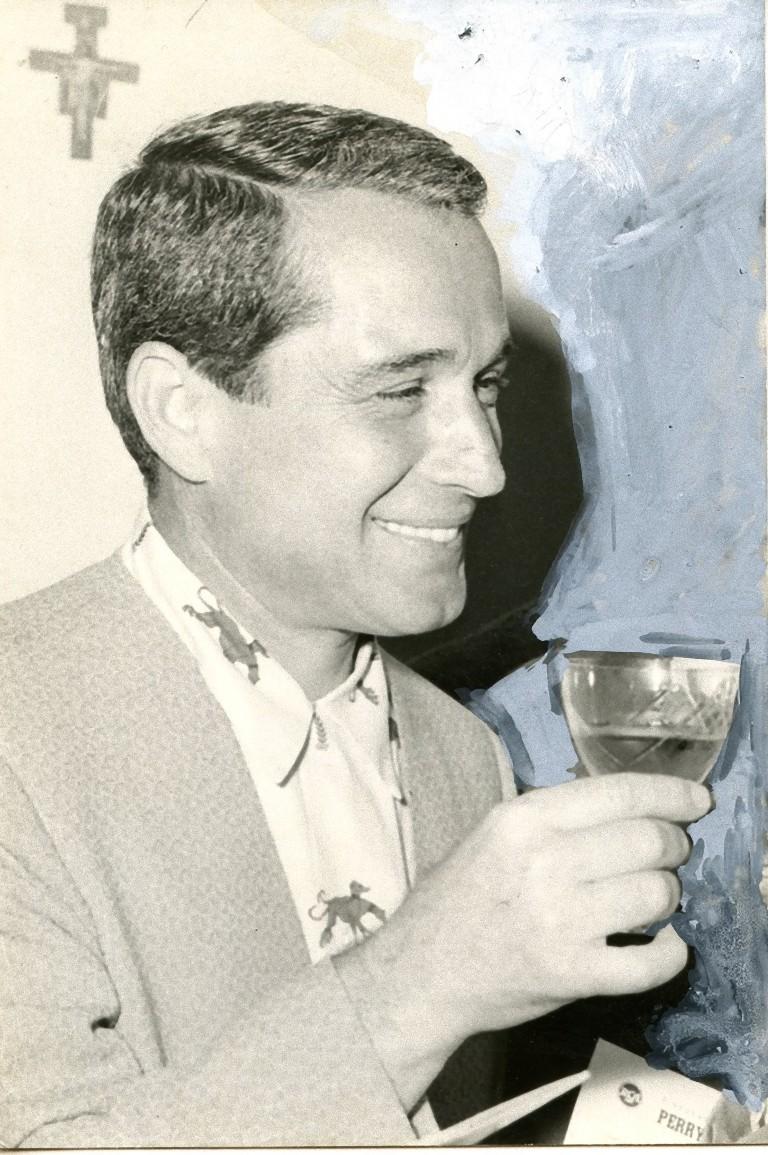 Quattro ritratti di Perry Como in Italia - Stampe fotografiche d'epoca - Anni '60 in vendita 1