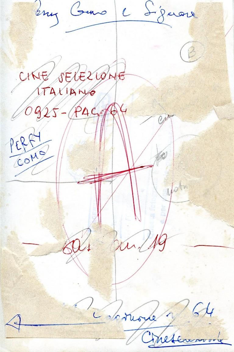 Quattro ritratti di Perry Como in Italia - Stampe fotografiche d'epoca - Anni '60 in vendita 3