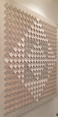 Atmosphère Chromoplastique N.246 - Acrílico sobre Madera de L. Tomasello -