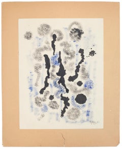 Abstract Composition - Original Mixed Media by Esy A. Belluzzi - 1961