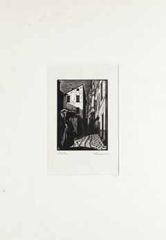 We the Beast - xilografia di F. Chiammari - 1960 ca.