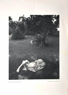 Brian Brian, Weiße Blume und Haus - Vintage-Poster nach D. Prince - 1980