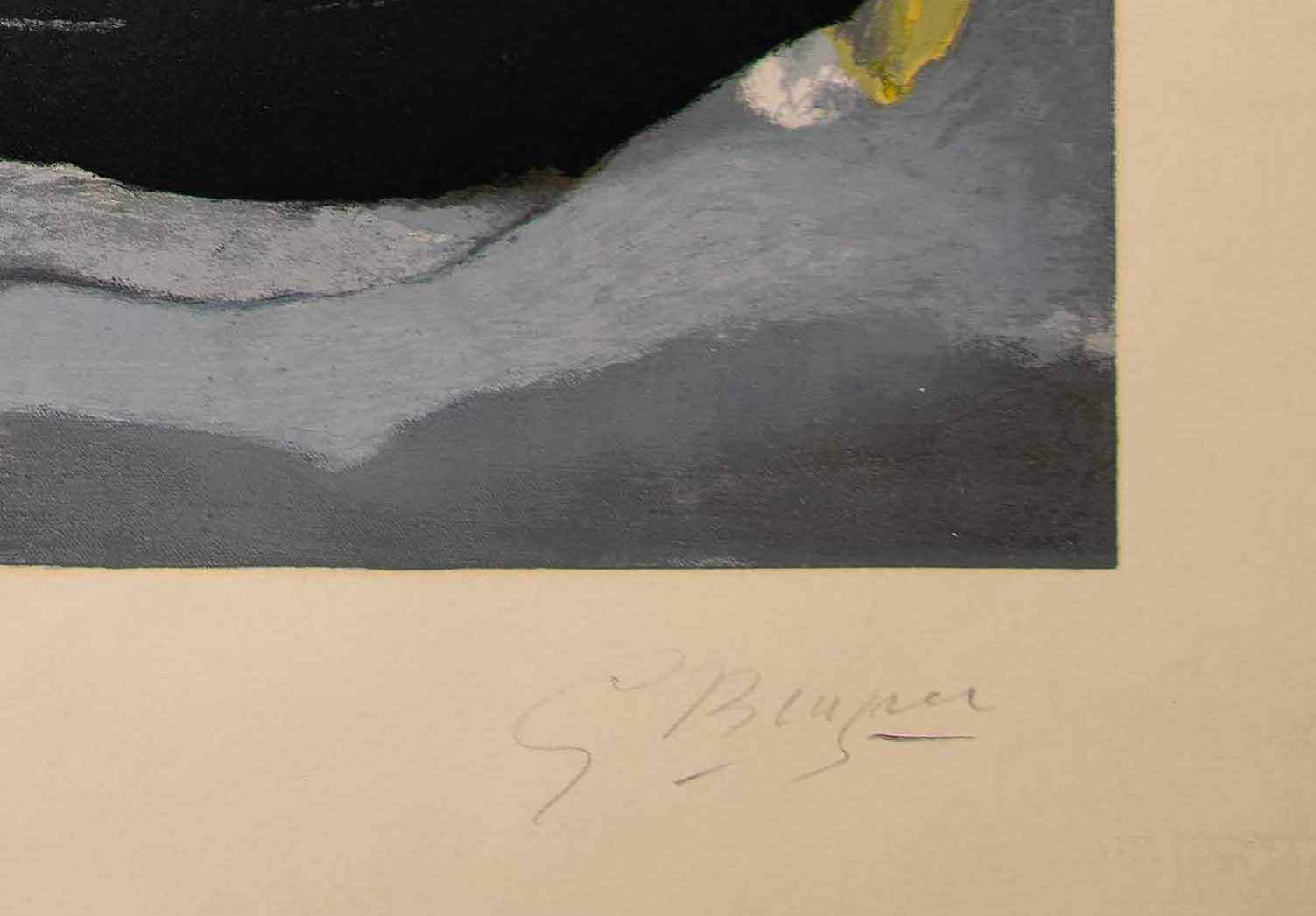 Noire de la marine d'après Georges Braque, 1956 - Print de After Georges Braque