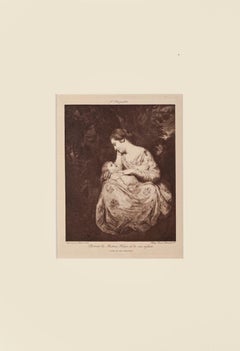Mother and Child - Lithograph by P. Reynolds - Late 19th Century