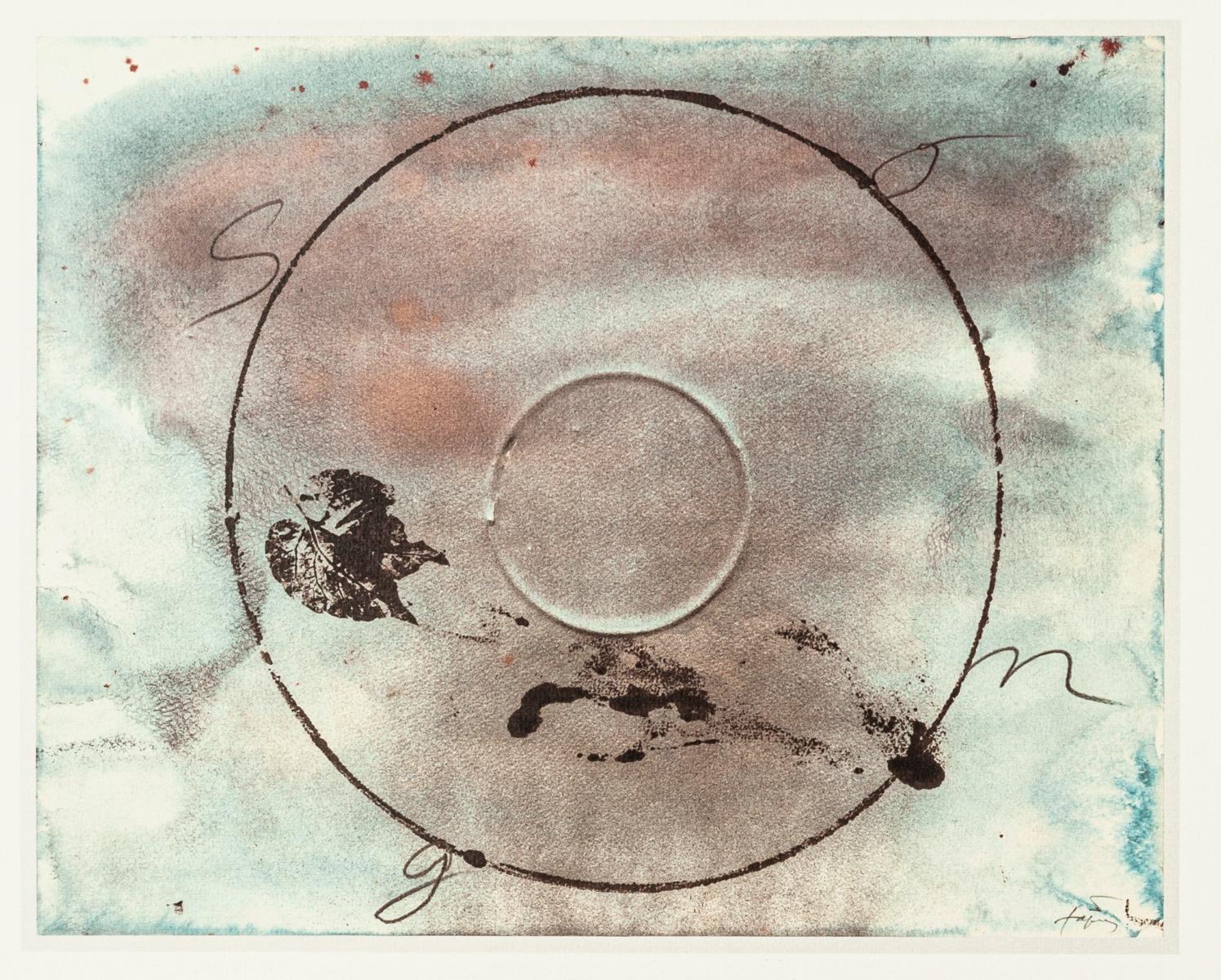 Antoni Tàpies (after) Abstract Print - Memory of the Songs - Vintage Offset Print After Antoni Tàpies - 1982