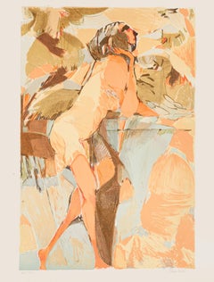 Nude - Lithograph by Ugo Rambaldi - 1970s