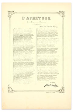 Philosophical Study - Lithograph by Antonio Manganaro - 1870s