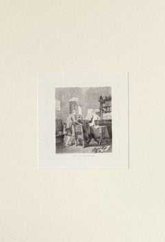 Renzo and Doctor - Etching on Paper by Alessandro Balduino - 1880