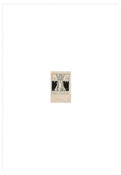 Mariondina - Illustration - China Ink by Bruno Angoletta - 1930s