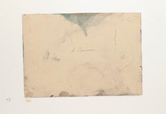 Barca - Monotipo su carta di Antonio Camarca - XX secolo