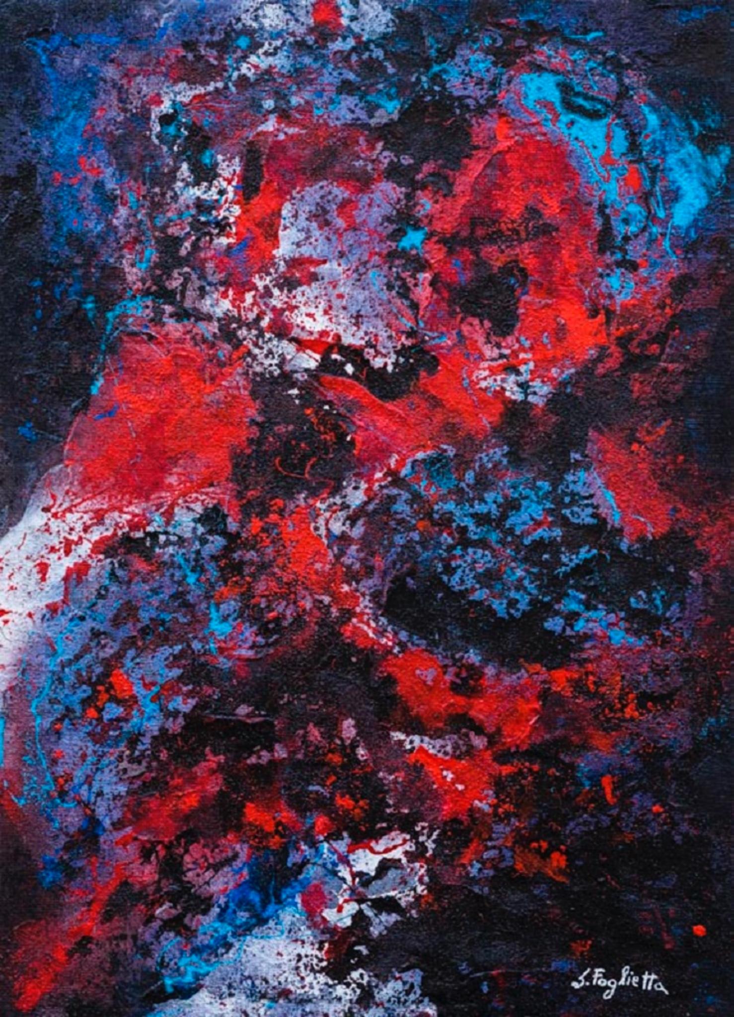 Giancarlo Foglietta Abstract Painting - Prism - Original painting - 2007