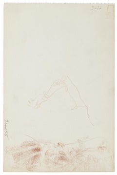 Study for a Portrait - Original Pencil Drawing - 20th Century