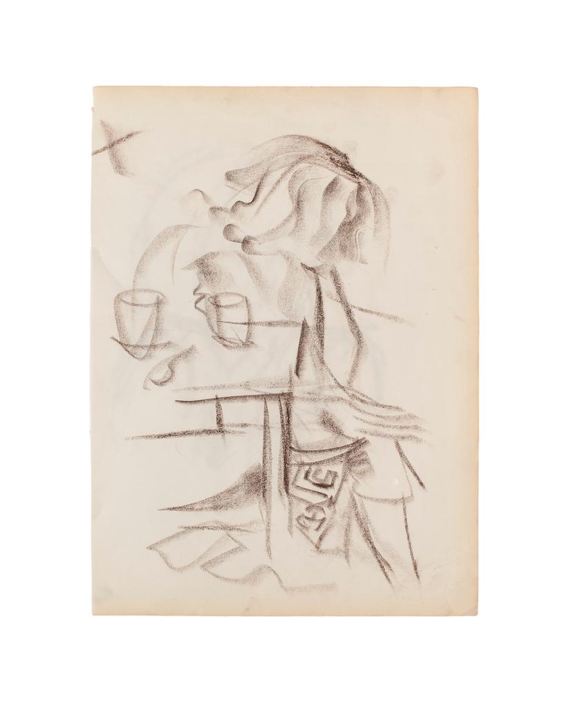 Figure - Pastel on Ivory Paper - 1950