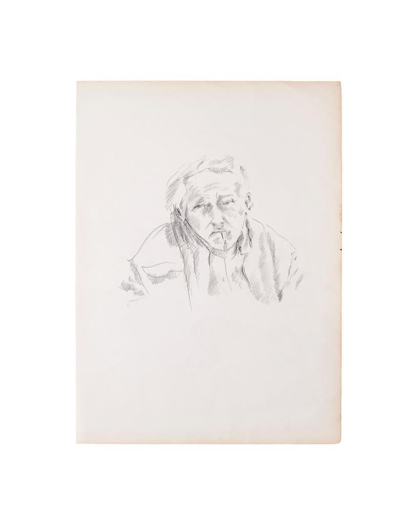 Portrait - Pencil on Ivory Paper - 1950