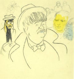 Ritratto - Matita e pastelli su carta - 1940