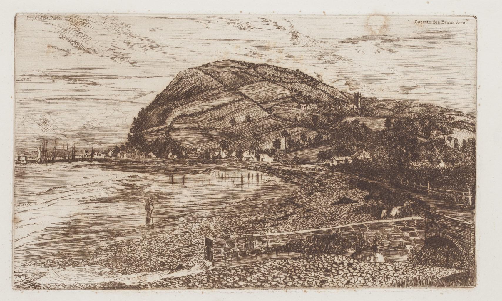 Edwin Edwards Landscape Print - Landscape - Original Etching - 1879