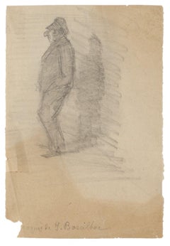 Figure - Original Drawing in Pencil - Early 20th Century