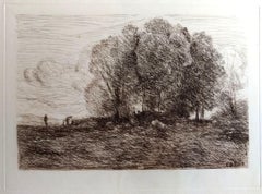 Landscape #4 - Etching -  1850 