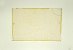 Medusa Mask - Black China Ink, Pencil and Watercolor Drawing - 1972