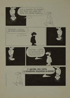 Retro Political Comics -  Comic Strip by Alfredo Chiappori - 1977