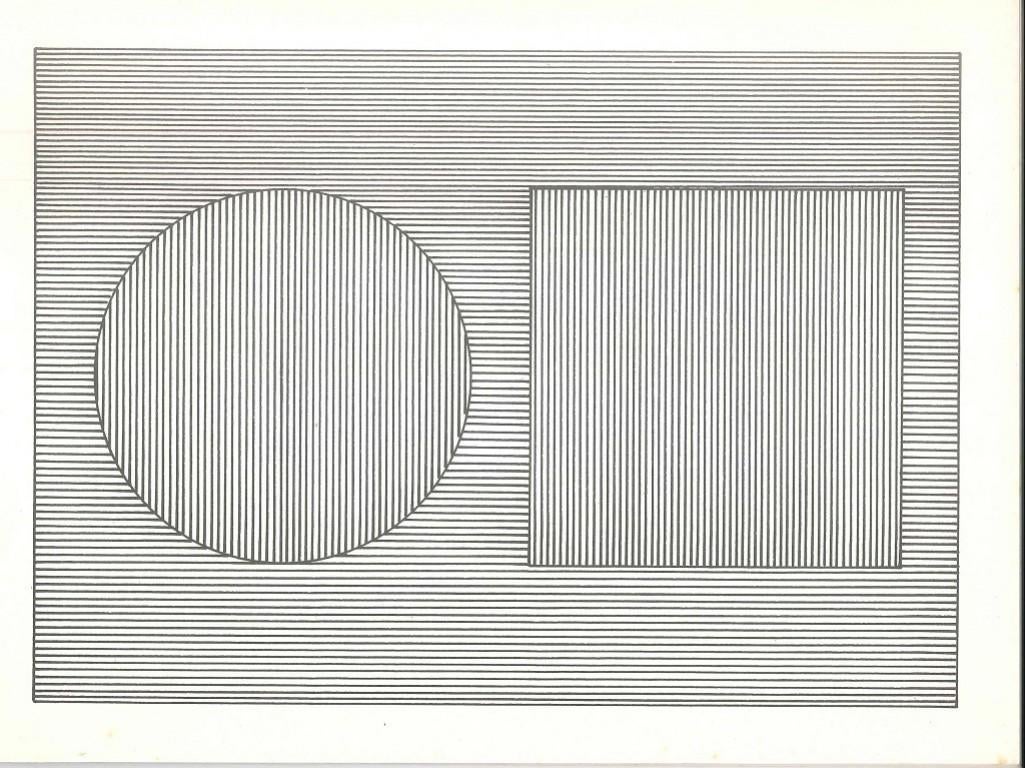 Rare catalog, including six reproductions of Sol Lewitt’s works, printed in Italy in 1980.

Original Title: “Six geometric figures and all their double combinations”.

This is a rare collection of reproductions of six wall drawings, not inscribed