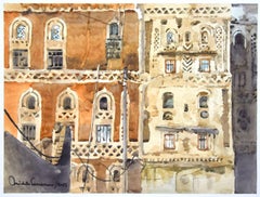Yemen - Original Watercolor by Michele Scarano - 2013