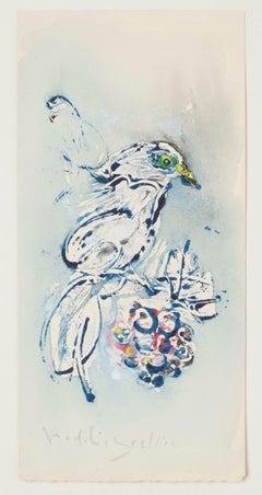 Florist - Original Mixed Media and Oil On Paper by Madeleine Sellier - 1926