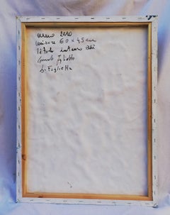 Deep Blue- Original Mixed Media by Giancarlo Foglietta - 2010