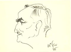 The Caricature - Original Drawing in Charcoal - 1936