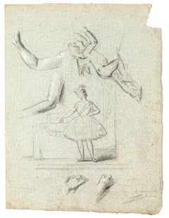 Sketch - Original Drawing in Pencil - Early 20th Century