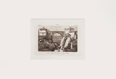 Aniene - Etching by L.Cavalieri - 19th Century
