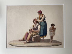 Lice - Gouache sur papier - XIXe siècle
