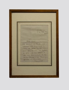 L.A.S. - Original Autograph Letter Signed by M. Jacob - 1933
