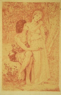 Figure  - Original PhotoGravure by L. Chovo - 1924