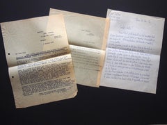 Correspondence de L. Gischia à N. Jacometti - 1954-55