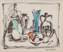 Vintage Still Life - Original Mixed Media by Virette Contù Barbieri - 1950s