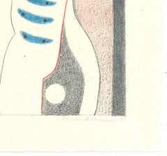 L'urlo - Litografia originale di Alfonso Avanessian - 1989