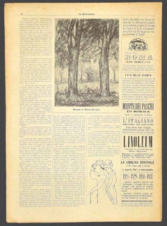 Il Selvaggio #1 – Kunstmagazin mit Original-Holzschnitten von Mino Maccari – 1934