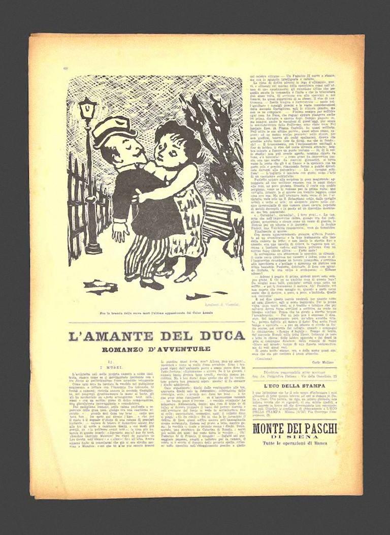 Il Selvaggio n°11 - Magazine d'art avec gravures sur bois de Mino Maccari - 1934 en vente 1