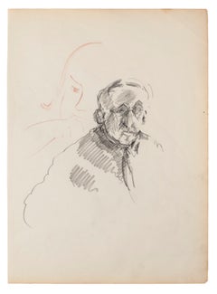 Portrait - Dessin au crayon - 1950