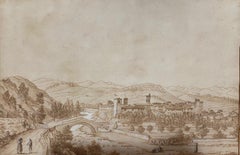 Landscape - Drawing in Pencil - Early 20th Century