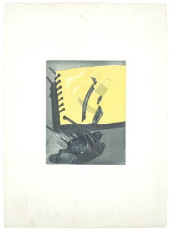 Composition - Etching by Italo Scelza - 1977