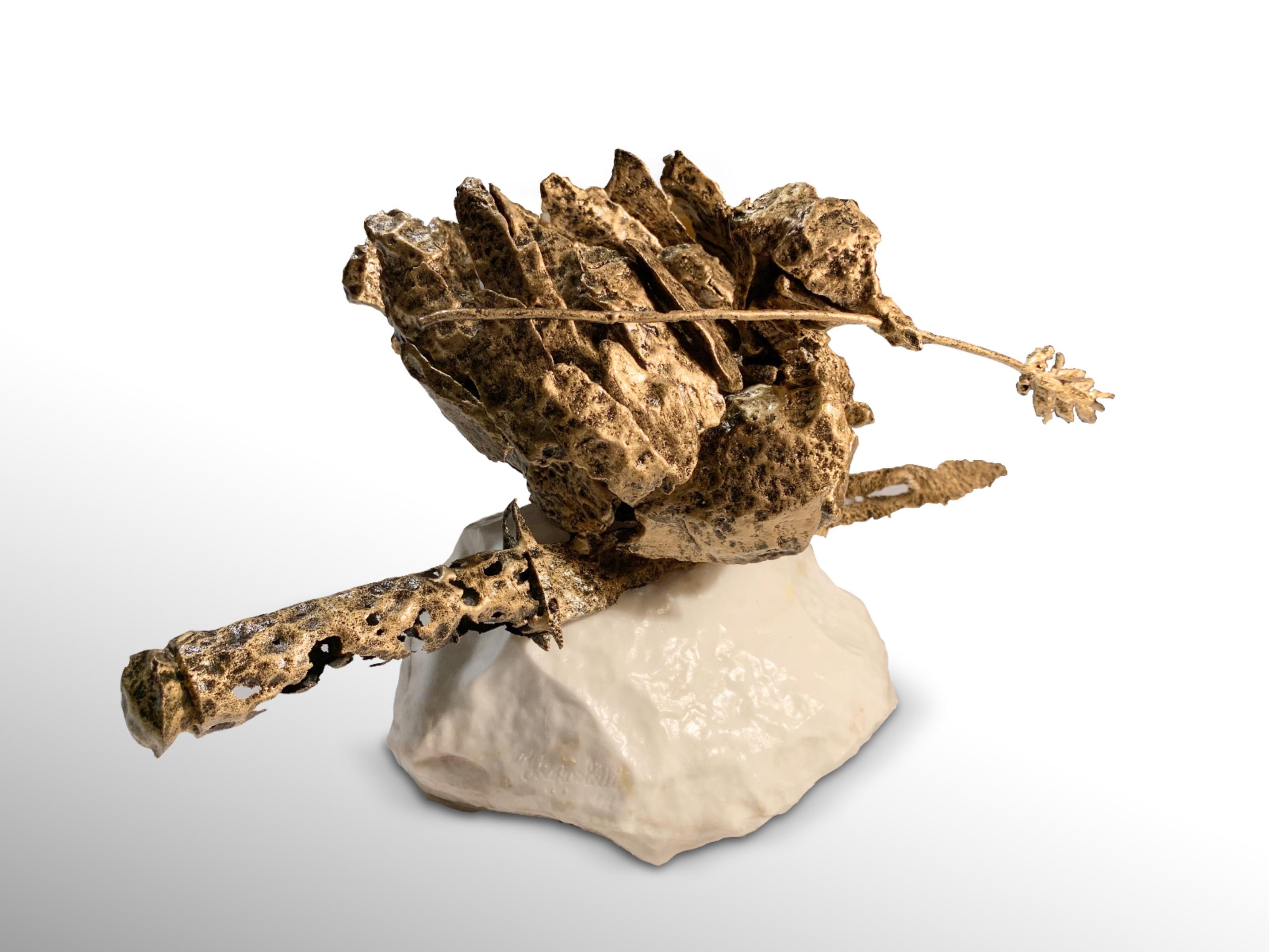 Dove -  Metallic Sculpture by Fero Carletti -  2020