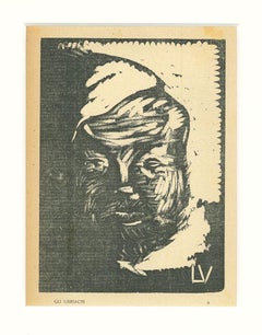 unke – Holzschnitt von Lorenzo Viani  - 1930