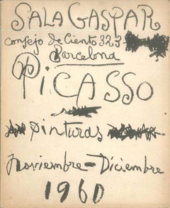 Picasso. 30 cuadros inéditos - Vintage Catalog Sala Gaspar - 1960