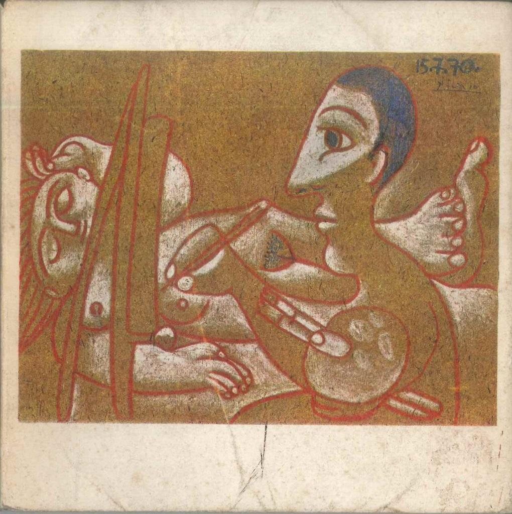 Dessins en Noir et en Couleurs - Catalogue by P. Picasso - 1971 - Art by Pablo Picasso