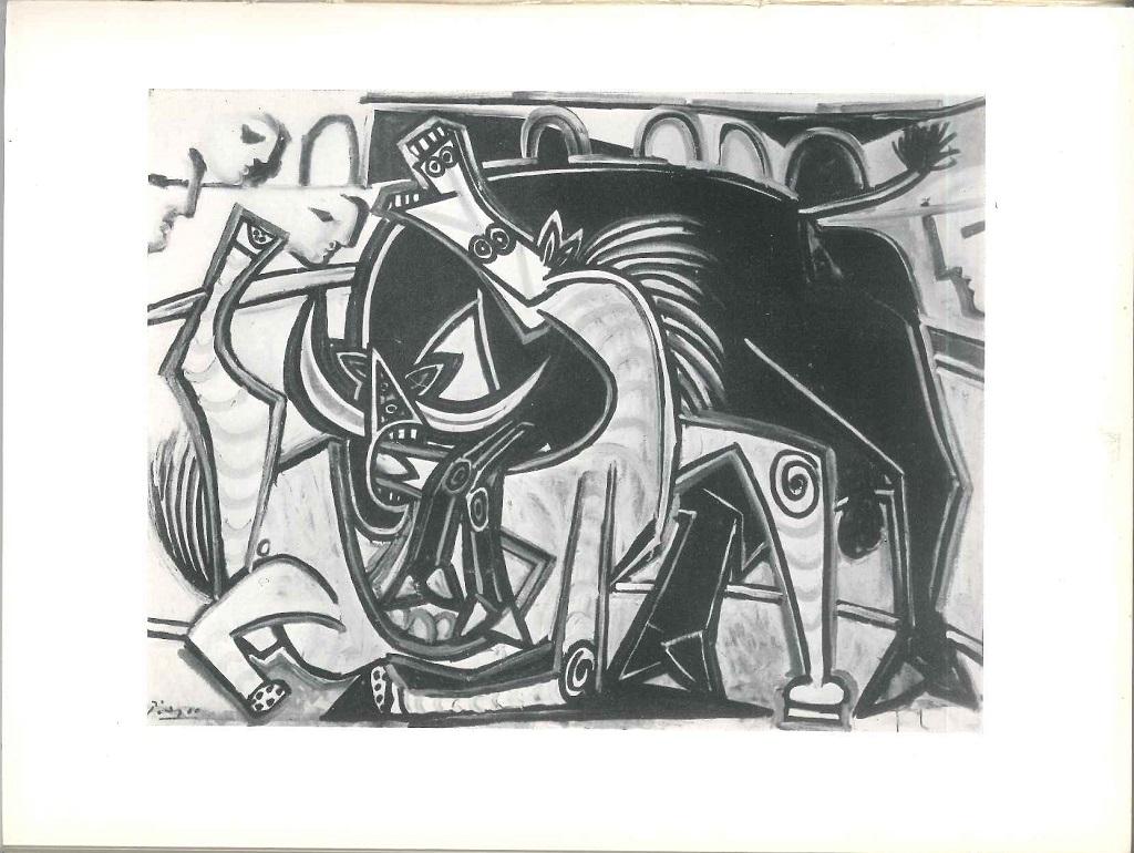 Original Title: Picasso. Dessins en noir et en couleurs. 15 Décembre 1969-12 Janvier 1971.

Catalogue of Pablo Picasso's exhibition held at the Louise Leiris Gallery in Paris, from 15 December 1969 to 12 January 1971; it includes most drawings made