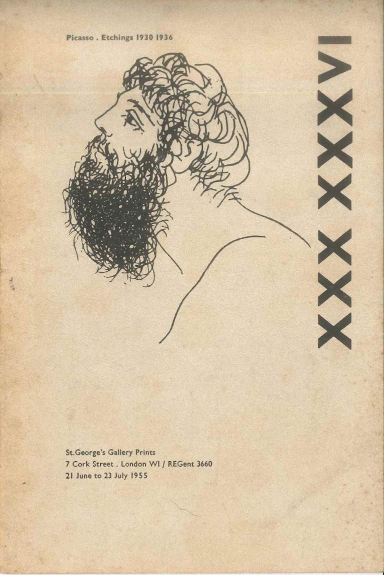 Picasso. Etchings 1930-1936 - Catalogue by P. Picasso - 1955 - Art by Pablo Picasso