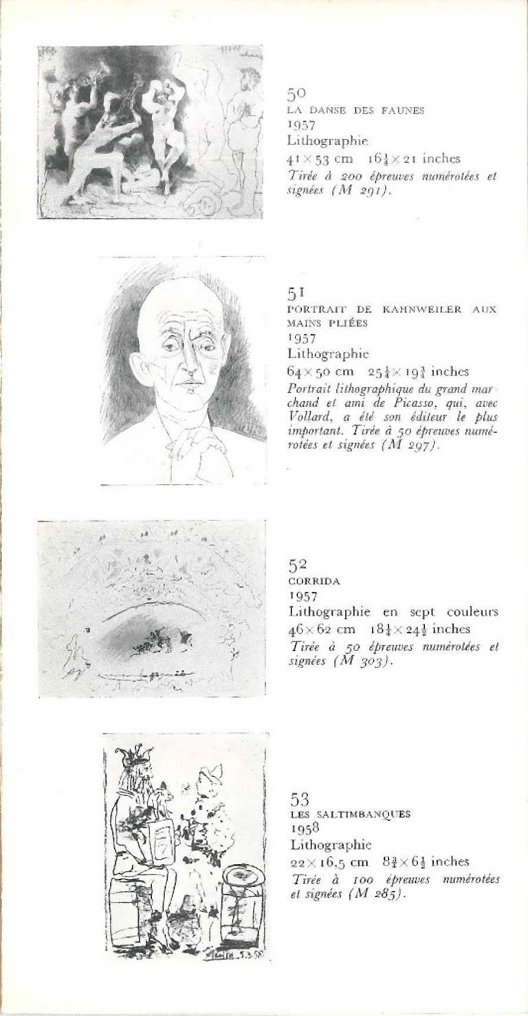 Picasso. 85 gravures - Original Catalogue by P. Picasso - 1966 - Modern Art by Pablo Picasso