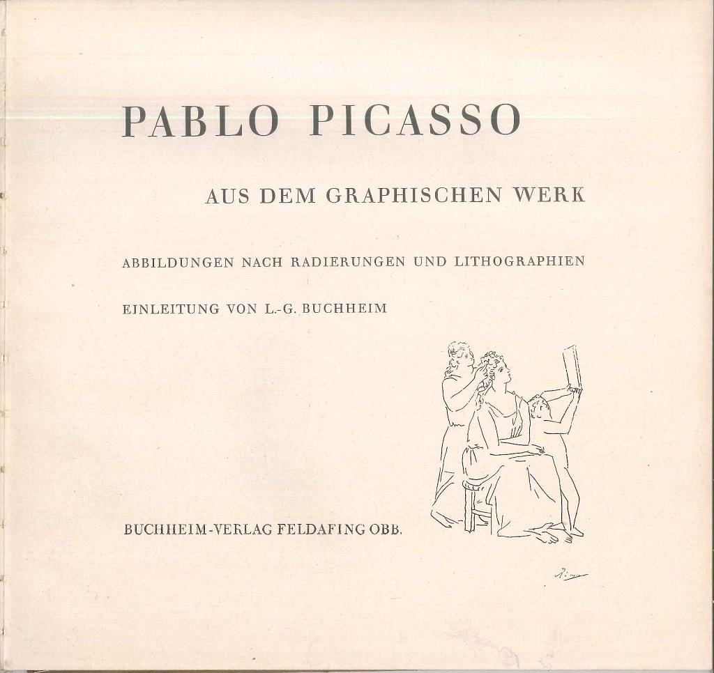 Picasso Pablo Picasso aus dem Graphischen Werk – Vintage-Katalog – 1949 im Angebot 1